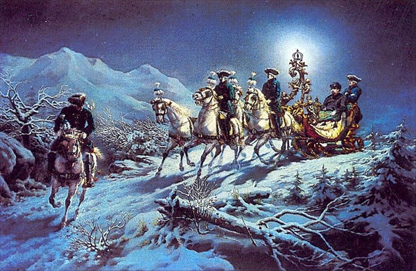 068-Ночная санная прогулка Людвига II, Р.Вениг, 1885-1886